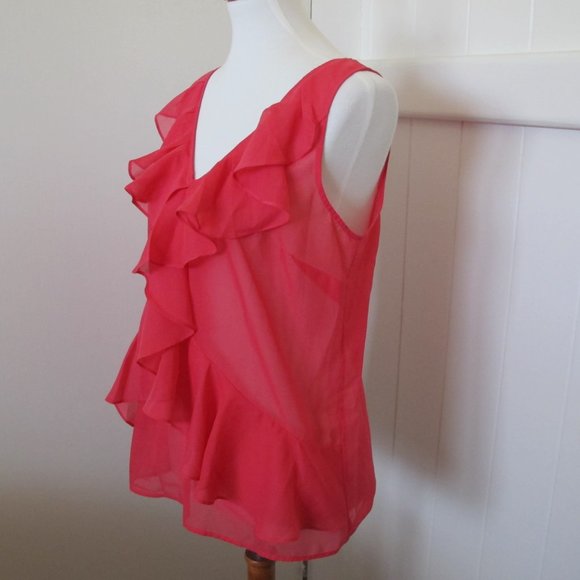 3/$15 LOFT | Sleeveless Ruffle Top - Picture 6 of 7